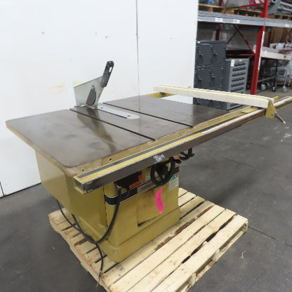 Powermatic Model 72A 14" Tilting Arbor Table Saw 3Ph 230/460V 7.5HP