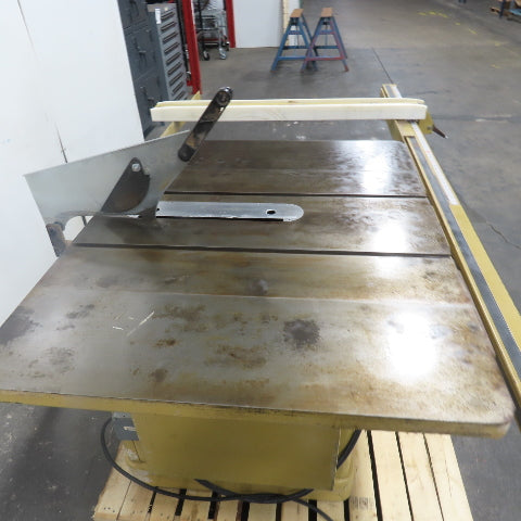 Powermatic Model 72A 14" Tilting Arbor Table Saw 3Ph 230/460V 7.5HP