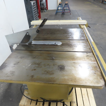 Powermatic Model 72A 14" Tilting Arbor Table Saw 3Ph 230/460V 7.5HP