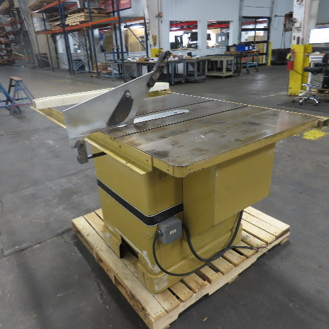 Powermatic Model 72A 14" Tilting Arbor Table Saw 3Ph 230/460V 7.5HP