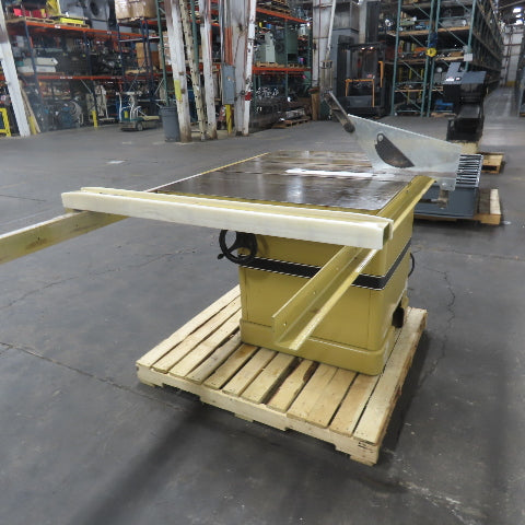 Powermatic Model 72A 14" Tilting Arbor Table Saw 3Ph 230/460V 7.5HP