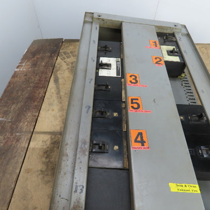 Square D NH1B49331-1 400A NH1B Load Center Breaker Box 277/480V 3PH 4W 9Breakers