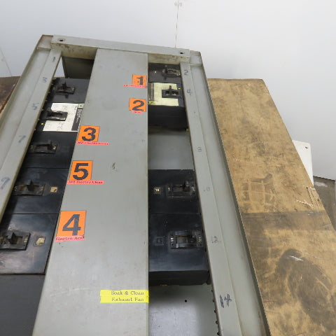 Square D NH1B49331-1 400A NH1B Load Center Breaker Box 277/480V 3PH 4W 9Breakers