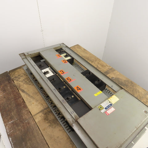 Square D NH1B49331-1 400A NH1B Load Center Breaker Box 277/480V 3PH 4W 9Breakers