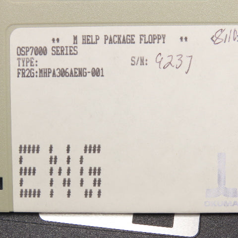 Okuma MX-45VA OSP700M Programming Software 10 Diskette Library