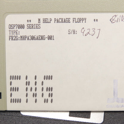 Okuma MX-45VA OSP700M Programming Software 10 Diskette Library