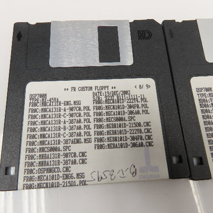 Okuma MX-45VA OSP700M Programming Software 10 Diskette Library
