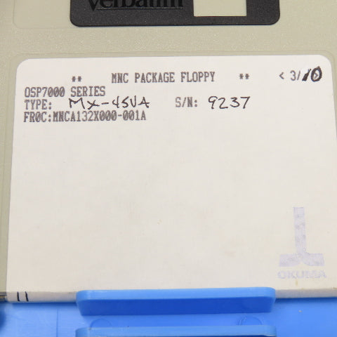 Okuma MX-45VA OSP700M Programming Software 10 Diskette Library