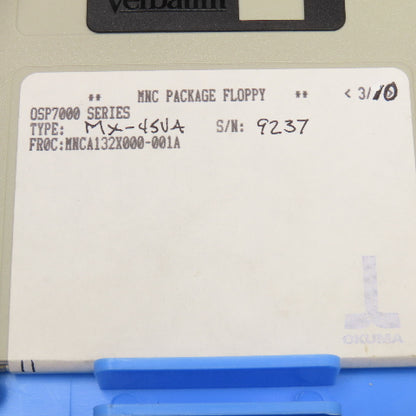 Okuma MX-45VA OSP700M Programming Software 10 Diskette Library