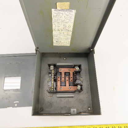 Cutler Hammer 100A Raintight Safetybreaker Loadcenter 120/240V 1PH 3W