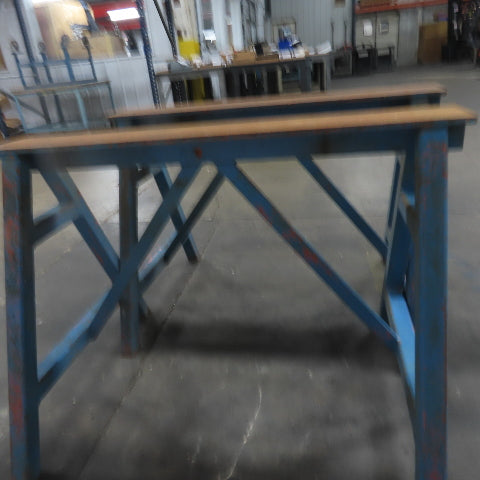 42" x 4" Wide Medium Duty Steel Custom Sawhorse Stand Set 30" Tall