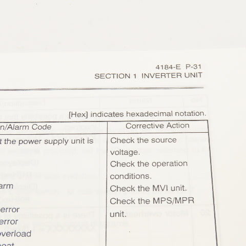 Okuma 4184-E Drive Units Motion Control Systems Maintenance Manual