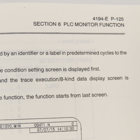 Okuma 4194-E OSP-U100M OSP-U10M MX-V Series Maintenance Manual