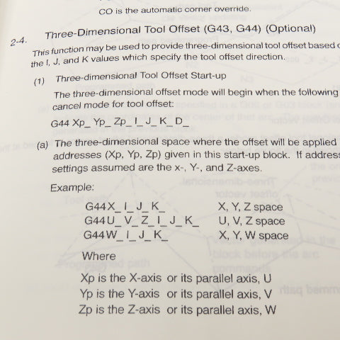 Okuma 4186-E OSP-U100M OSP-U10M Programming Manual