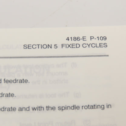 Okuma 4186-E OSP-U100M OSP-U10M Programming Manual