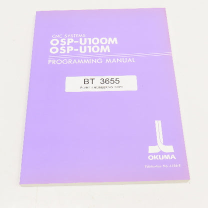 Okuma 4186-E OSP-U100M OSP-U10M Programming Manual