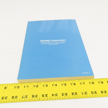 Okuma 3272-E-R3 OSP5020L OSP500L-G Operation Manual 10th Edition