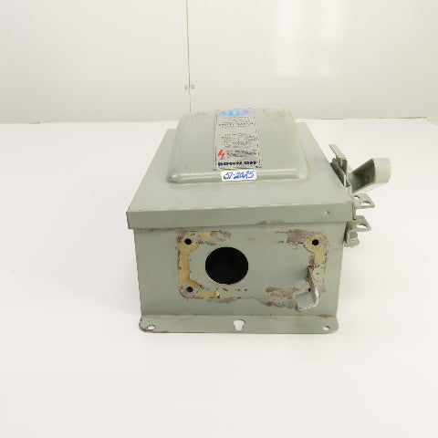 Gould F352H-CH 60A Fusible Safety Disconnect Switch 600VAC 3-Pole 30HP