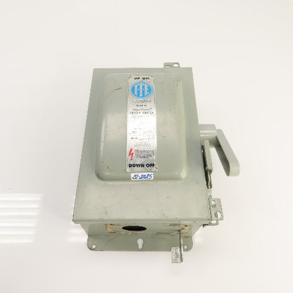 Gould F352H-CH 60A Fusible Safety Disconnect Switch 600VAC 3-Pole 30HP