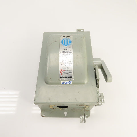 Gould F352H-CH 60A Fusible Safety Disconnect Switch 600VAC 3-Pole 30HP