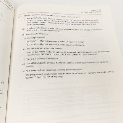 Okuma 4157-E-R2 MX-55VA/MX-55VB Operation & Maintenance Manual
