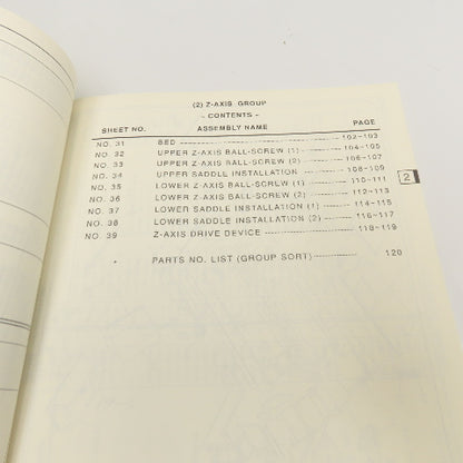 Okuma LE15-020-R5 LR15 T-2S Parts Book With OSP5020L CNC