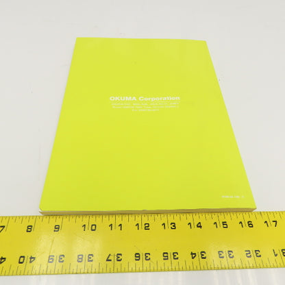 Okuma LE15-020-R5 LR15 T-2S Parts Book With OSP5020L CNC