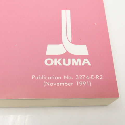 Okuma 3274-E-R2 OSP5020L OSP500L-G Alarm & Error Code List 9th Edition