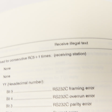 Okuma 3274-E-R2 OSP5020L OSP500L-G Alarm & Error Code List 9th Edition