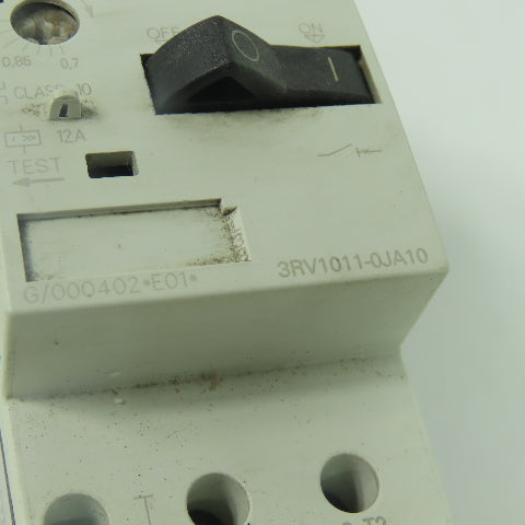 Siemens 3RV1011-0JA10 Sirius 0.7-1A Motor Starter Circuit Breaker