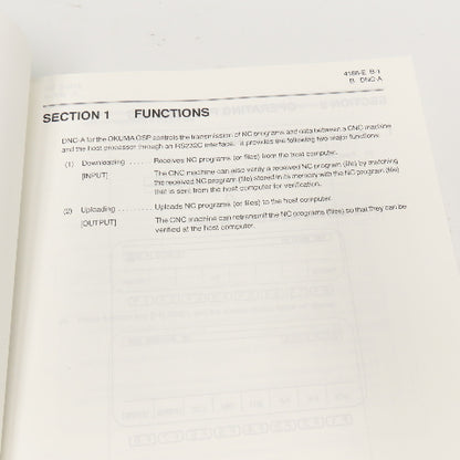 Okuma 4188-E OSP-U100M OSP-U10M CNC Special Functions Manual No. 2