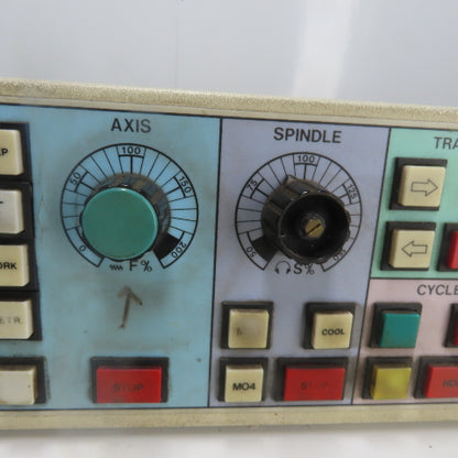 Fidia CNC Machine Operator Control Panel 19" x 5-5/8"