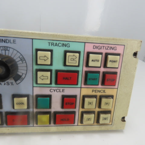 Fidia CNC Machine Operator Control Panel 19" x 5-5/8"
