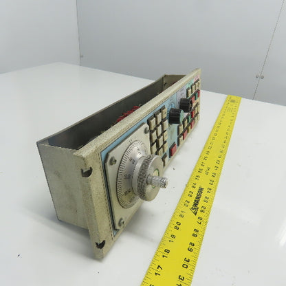 Fidia CNC Machine Operator Control Panel 19" x 5-5/8"