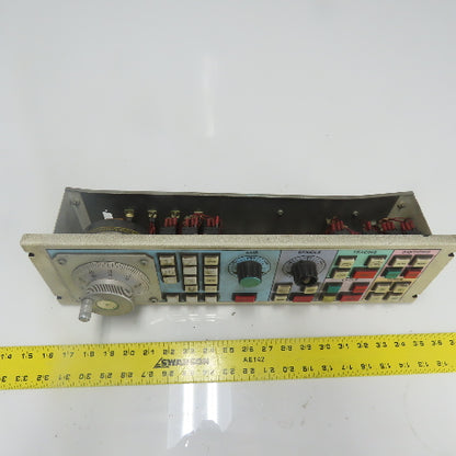 Fidia CNC Machine Operator Control Panel 19" x 5-5/8"