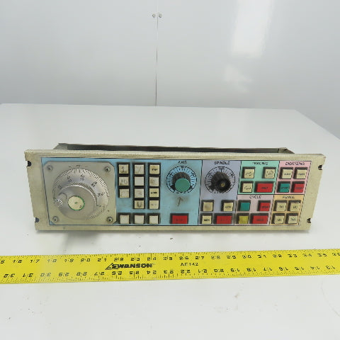 Fidia CNC Machine Operator Control Panel 19" x 5-5/8"