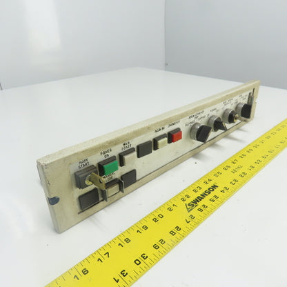 Fidia CNC Machine Operator Control Panel 19" x 3-1/2"