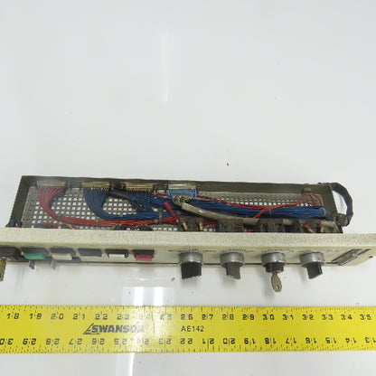 Fidia CNC Machine Operator Control Panel 19" x 3-1/2"