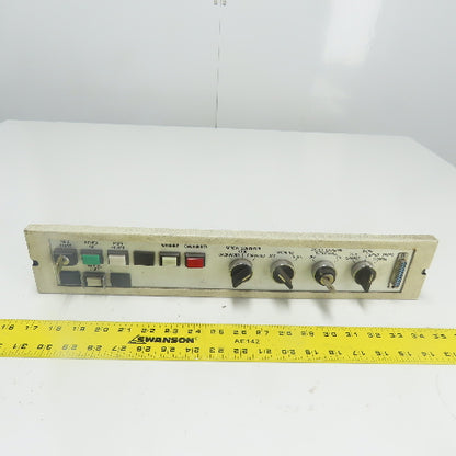 Fidia CNC Machine Operator Control Panel 19" x 3-1/2"
