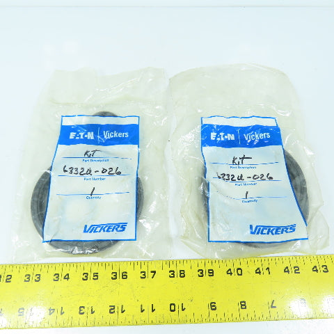 Eaton Vickers 6332U-026 Telescopic Seal Kit Lot Of 2