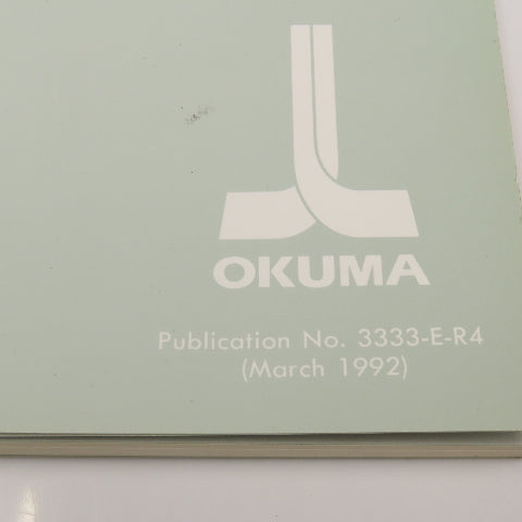 Okuma LR15 3333-E-R4 Operation Maintenance Manual OSP5020L