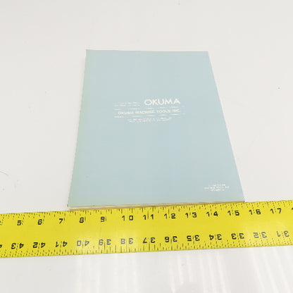 Okuma LB15 OSP 5020L Operation Maintenance Manual 2nd Edition