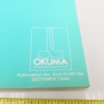 Okuma KLE15-367-R4 OSP5020L/OSP5000L-G LB 15 Parts Book