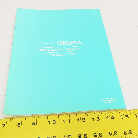 Okuma KLE15-367-R4 OSP5020L/OSP5000L-G LB 15 Parts Book