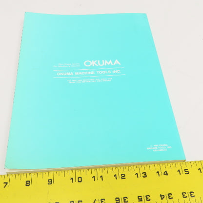 Okuma KLE15-367-R4 OSP5020L/OSP5000L-G LB 15 Parts Book