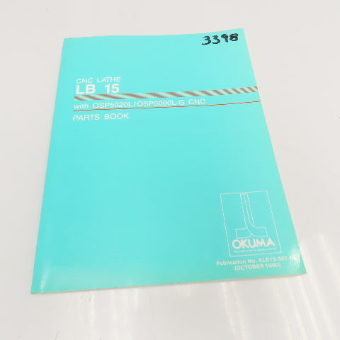 Okuma KLE15-367-R4 OSP5020L/OSP5000L-G LB 15 Parts Book