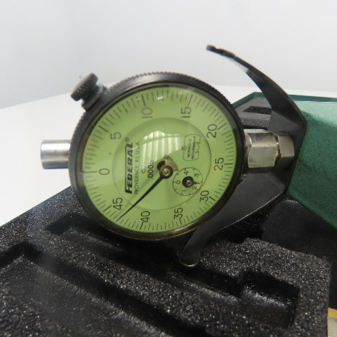 Federal Products Model 99 P-21 Groove Gage w/ Federal C71 Dial Indicator .0005"
