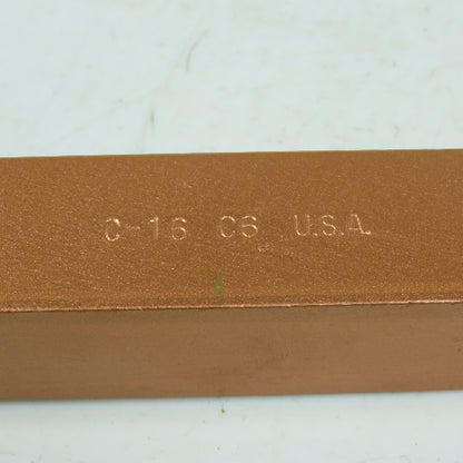 4131 - C-16 C6 Chamfering Facing Turning Tool Bit Carbide Tipped 7" OAL 1" Shank