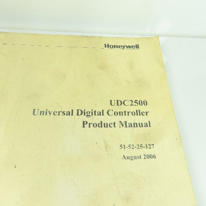 Honeywell UDC2500 Universal Digital Controller Product Manual