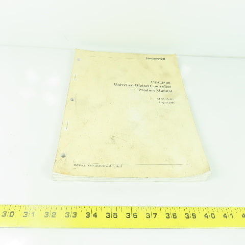 Honeywell UDC2500 Universal Digital Controller Product Manual